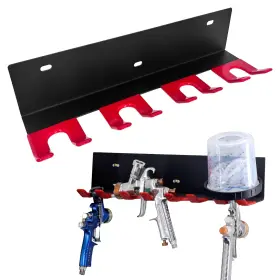 Kehe-hd002 Kehe Refinish Spray Gun Holder Wide Spacing Paint Holds 4 Guns With Or Wit