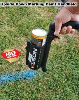 Pa14 Keson Handheld Pistol Spray Painter Trigger Applicator Paint Can With Inverted Tip