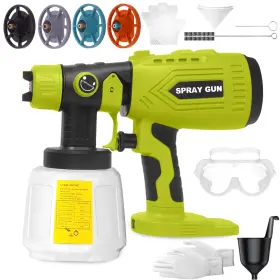 Sg03r Kilison Cordless Paint Sprayer For Ryobi 18v Battery Not Included - Electri