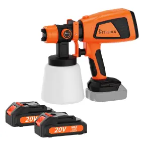 Cpspa001 Kitesder Cordless Paint Sprayer For 20v Battery Included 2 Batteries Powered