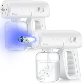 Sprayer-01 Kittmip 2 Pack Rechargeable Atomizer Sprayer Gun Handheld Nano Spray Cordless Disinfe