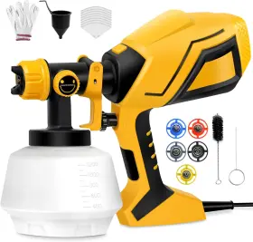Klrswp 313020188130 Electric Paint Sprayer Gun 750w Power And Hvlp Handheld Spra