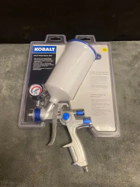 Kobalt 879686003533 Hvlp Paint Spray Gun New/sealed Free Shipping