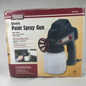Krause & Becker 792363604468 Paint Spray Gun Electric And 5 Gph With 24 Oz Cup Nib