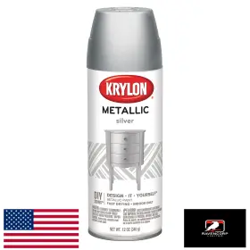B000rmmosm Krylon K01406 Brilliant Silver Metallic Aerosol Paint 11-oz Water-based