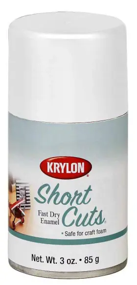 Scs-055 Krylon Kscs055 3 Oz Flat White Short Cuts Spray Paint Pack Of 6