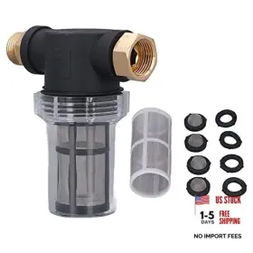 Us-ljm003 Lausixy Garden Hose Filter For Pressure Washer Inlet Water Sediment
