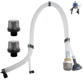 Lbjvskd Hsl-0001 Suction Tube Kit For Graco Magnum Project Painter Plus X5 X7 Silver Black