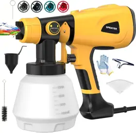 Ng4-fx Lesonjoy Paint Sprayer Tool 1000w High Power Electric Spray Gun With Adjustable