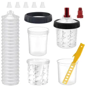 Ld108 Liangding Vaso De Pintura Desechable 20 Onzas 600 Ml Vasos Mezcladores Revestimiento