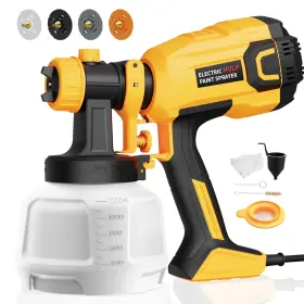 700w-1200ml Lifove Paint Sprayer 700w Hvlp High Power Electric Spray Gun With 40 Fl Oz Con