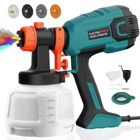 700w Lifove 974955839074 Paint Sprayer Hvlp High Power Electric Spray Gun - Green
