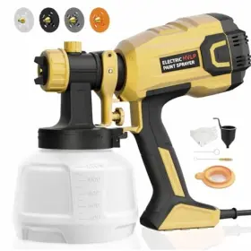 700w-1200ml Lifove Lf207c Paint Sprayer 700w Hvlp High Power Electric Spray Gun Gold
