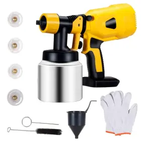 Lingyue 765015933698 Cordless Paint Sprayer For Dewalt 20v Battery Hvlp Spray Gun Easy To
