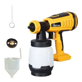 Lingyue 765884395610 Cordless Paint Sprayer For 20v Dewalt Battery 2 Copper Nozzles And 3 Sp