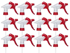 Tsh-rd-12 Ljdeals 12 Pack Heavy-duty Trigger Sprayer Replacement Nozzles Red And White