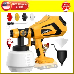 Ltgj-jh17z Lotatools Pulverizador De Pintura Inal Mbrico Para Walt 20v Max Bater A El Ctrica