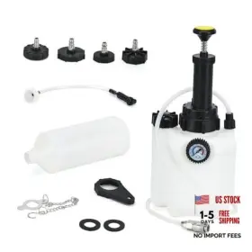 Otk07 Lzdyymx 3l Manual Brake Bleeder Fluid Pump With 1l Bleed Bottle And 4 Master