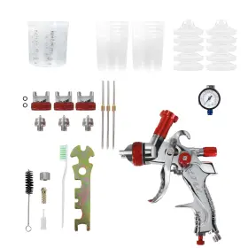 Am000224 Madlife Garage Hvlp Spray Paint Gun 1.4 1.7 2.0mm Nozzles 10 Disposable Cup 600cc An