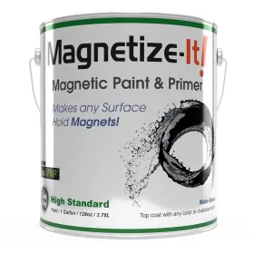 Magnetize-it Mihyd-2278 Magnetize-it Magnetic Paint And Primer Water 1 Fl Oz Pack Of Dark Grey