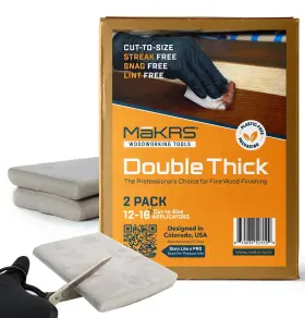Makrs 850036523109 M Krs Double Thick Stain Pad Cut-to-size Staining Pads 2-pack Lint Snag Makrs 850036523109 M Krs Double Thick Stain Pad Cut-to-size Staining Pads 2-pack Lint Snag