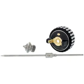 Master Airbrush 840234501566 1.3 Mm Needle Fluid Nozzle And Air Cap Set Only-fits Elite Series