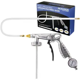 Master Airbrush 840234517215 Elite Air Rust Proofing And Undercoating Gun With Gauge - 22 Inch Long Fle