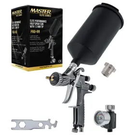 Master Airbrush 848849070347 Elite Performance Pro-88 Series Hvlp Spray Gun With 1.3mm Tip Air