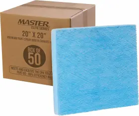 Master Airbrush 848849089363 Elite Premium Paint Spray Booth Exhaust Filter Pad 20 Inch X Box Of 50-1
