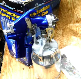 M90112 Mech Power New Model Production Spray Gun In Original Box