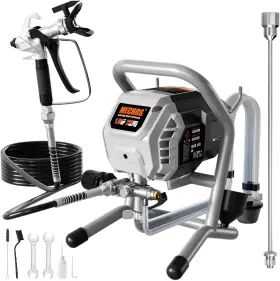 Mechos 726018199726 Airless Paint Sprayer - High Efficiency Thinning-free Electric Spray Gun With Br
