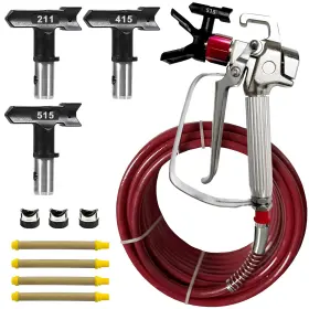 Mgr-w20 Melgweldr Airless Paint Sprayer Gun High Pressure 3600 Psi With 50 Ft 1/4 Inch Spray