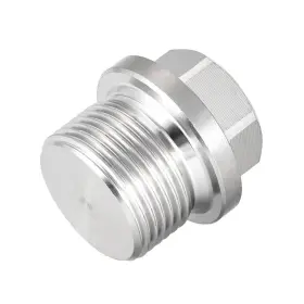 Metallixity 676766646709 M22 X 1.5 Male Hex Head Plug Stainless Steel Solid Thread Pipe Fitting