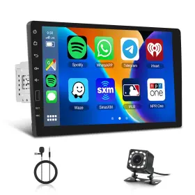 Meteeser A3664a3 9 Inch Wireless Carplay Single Din Car Stereo Android Auto Bluetoot