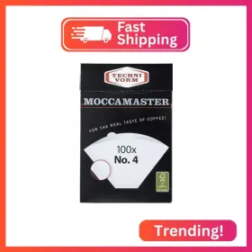 85022 Moccamaster Technivorm #4 White Paper Filters 100-count Per Box