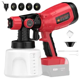 Cn-4000 Monggoli Cordless Paint Sprayer For Mil-wauk 18v-21v Battery 40000rpm High Speed Pa Inch