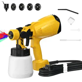 Mr-020 Monggoli 1000w Hvlp Paint Sprayer High-efficiency Electric Spray Gun With 4 Nozzles Va