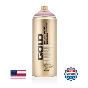 B006fhkvf6 Montana Gold Cans Spray Paint 400ml - Mortadella Metallic Finish
