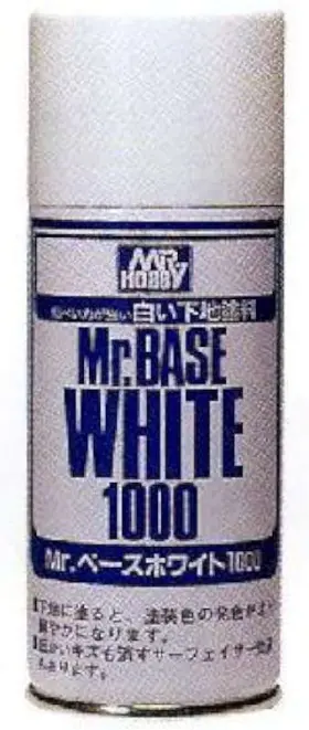 Mr Hobby Paint 973028927917 Mr. Base White 1000 180ml Spray