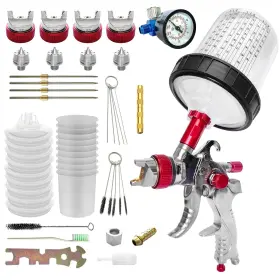 Mt-b20-4 Mtjnyza Hvlp Paint Sprayer Kit With 10pcs 600ml Mixing Quick Cup Spray Gun Set