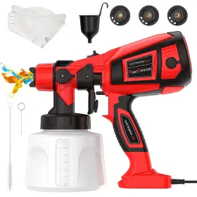700w Mueczeo 758389348083 Paint Sprayer Hvlp High Power Electric Gun With 1400ml Hig