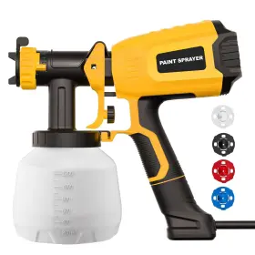 Spa8001 Myokstli Paint Sprayer 700w Hvlp Electric Spray Gun 1200ml Container/4 Nozzles