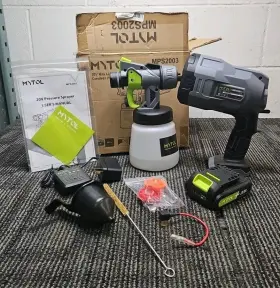 Mps2003 Mytol 20v Max Li-ion Cordless Pressure Sprayer With Battery And Charger