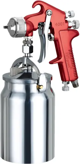 4001s Ningbo Lis Industrial Company Hvlp Spray Gun Air Paint Sprayer Siphon Feed 1000cc Capacity With 1.8mm Nozzle