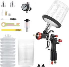 A610-r501 No Air Spray Gun With 22 Ounce Disposable Paint Cups A610 Guns Automotive T