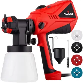 Nocry 744452019659 Hvlp Paint Sprayer - 1200ml/min Or Stain With Adjustable Airflo