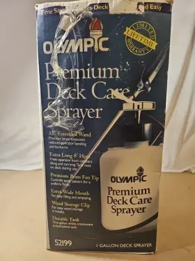52199 Olympic New Vintage Premium Manual One Gallon Deck Care Sprayer #52199