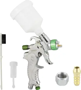 Ac046 Ophir Mini Detail Touch Up Hvlp Spray Gun 1.0mm Tip Basecoat Auto Sliver