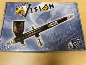Paasche Tgx-2f Vision Dbl Action Gravity Feed Airbrush Set