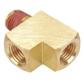 Vs2225p-4 Parker Street Tee Brass 1/4 Inch Fnpt X Mnpt 13y861